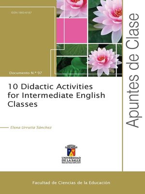 cover image of 10 didactic activities for intermediate english classes